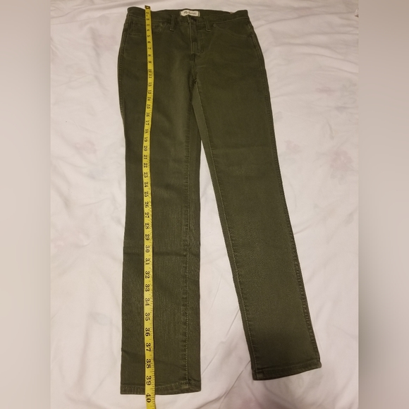 NWT Madewell Jeans Women's Size 27 Color Militar Green - Picture 3 of 13